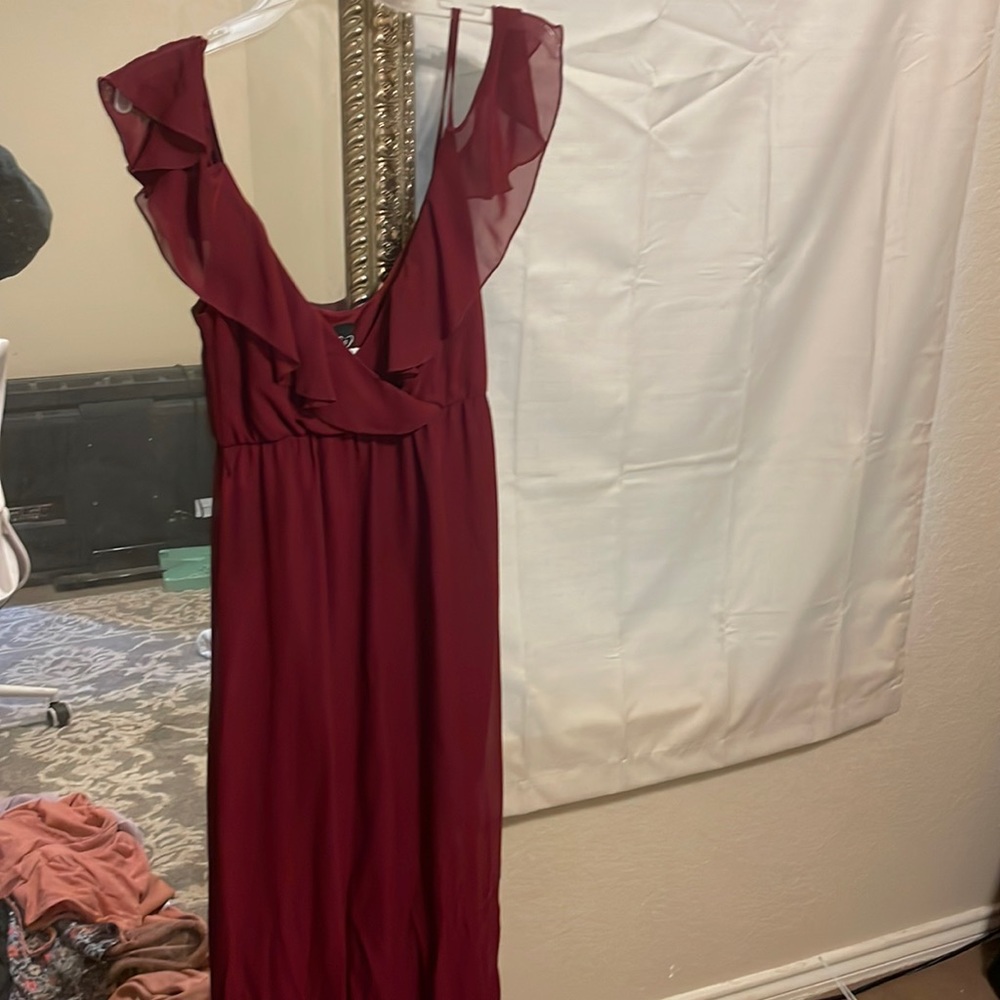 Red dress